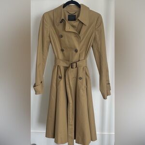 J. Crew Encore Trench Coat with Tulle Skirt Size 4